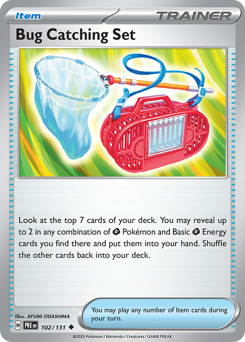 Bug Catching Set 102/131 Pokémon Prismatic Evolutions Regular