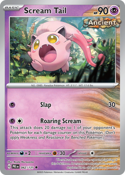 Scream Tail 042/131 Prismatic Evolutions Pokémon TCG Regular