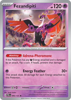 Fezandipiti 045/131 Prismatic Evolutions Pokémon TCG Regular