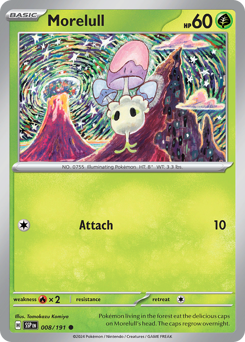 Morelull 008/191 Pokémon Surging Sparks card