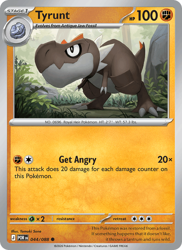 Tyrunt 044/088 Perfect Order Pokémon TCG Regular