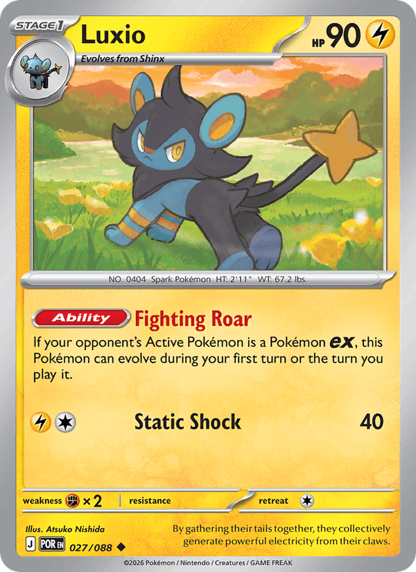 Luxio 027/088 Perfect Order Pokémon TCG Regular