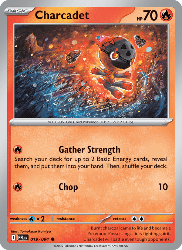 Charcadet 019/094 Phantasmal Flames Pokémon TCG Regular