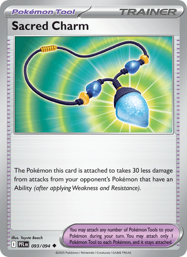 Sacred Charm 093/094 Pokémon Phantasmal Flames Regular
