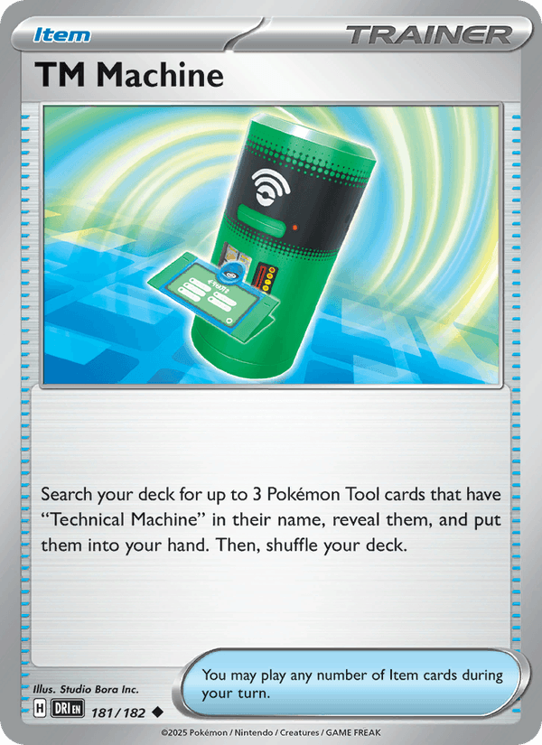 TM Machine 181/182 Pokémon Destined Rivals Regular