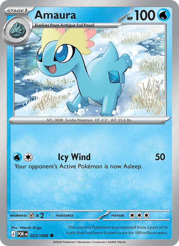 Amaura 023/088 Perfect Order Pokémon TCG Regular