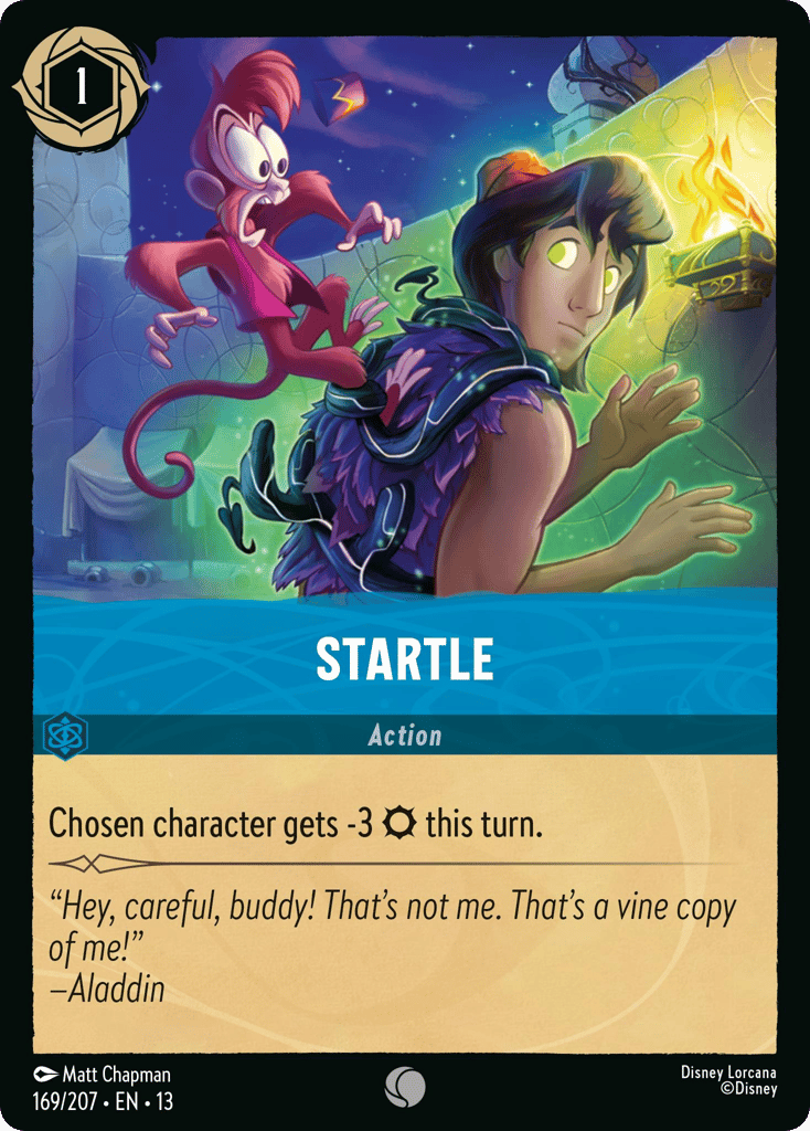 Startle 169/207 — Disney Lorcana Attack of the Vine! English non-foil card front