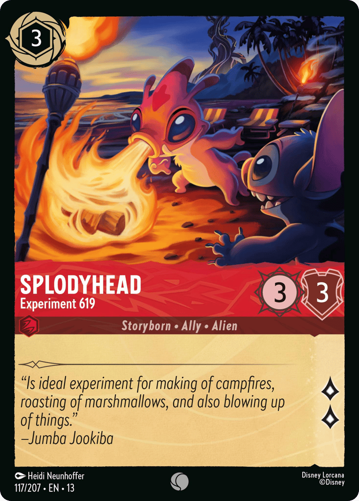 Splodyhead - Experiment 619 117/207 — Disney Lorcana Attack of the Vine! English non-foil card front