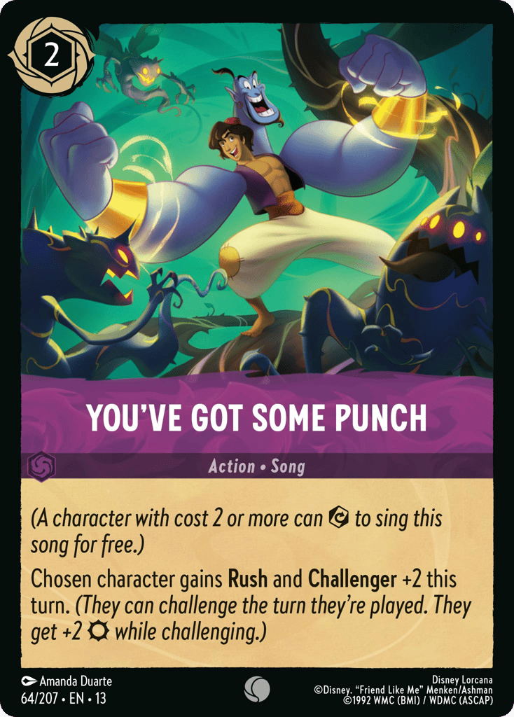 You've Got Some Punch 064/207 — Disney Lorcana Attack of the Vine! English non-foil card front