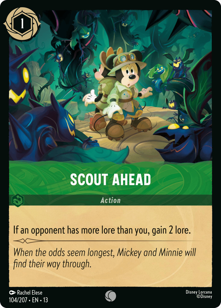 Scout Ahead 104/207 — Disney Lorcana Attack of the Vine! non-foil English card