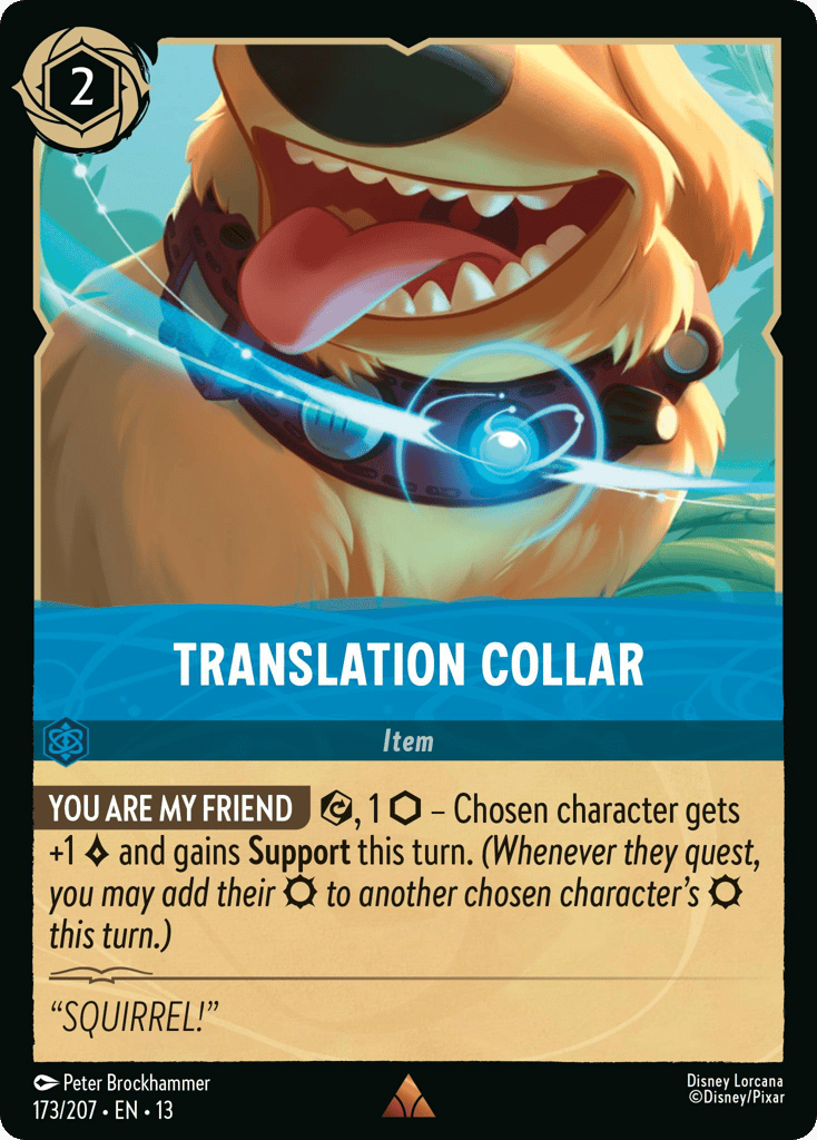 Translation Collar 173/207 — Disney Lorcana Attack of the Vine! non-foil English card