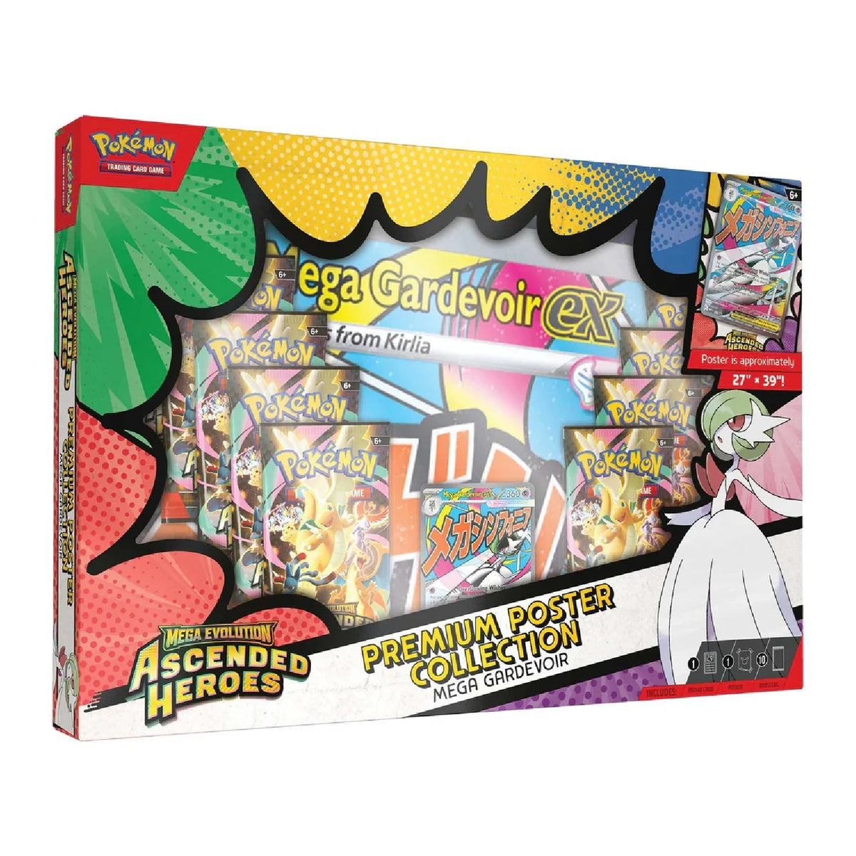 Pokémon TCG AH-GARDEVOIR-POSTER sealed retail product packaging