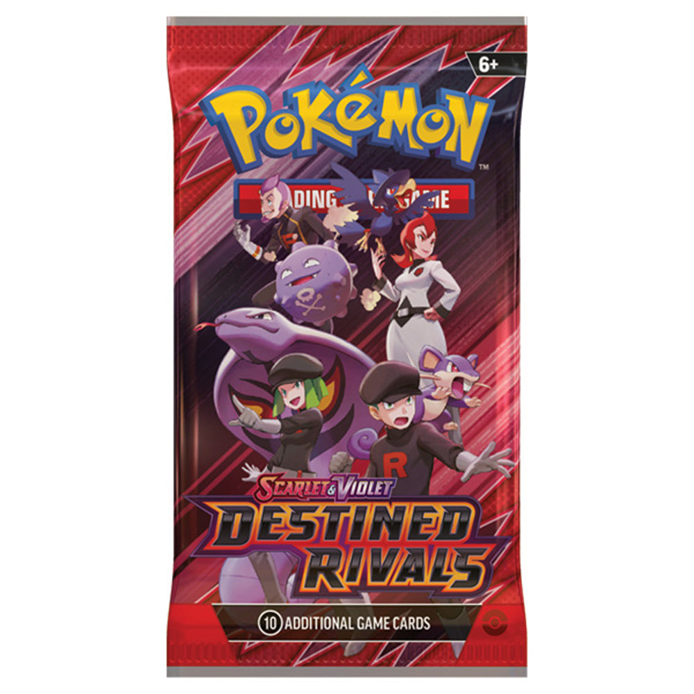 destined rivals sealed booster pack example — pack artwork shown for contents reference; listed product supplied sealed