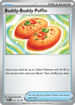 Buddy-Buddy Poffin 101/131 Pokémon Prismatic Evolutions Regular