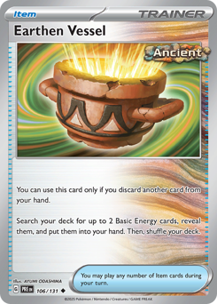 Earthen Vessel 106/131 Pokémon Prismatic Evolutions Regular