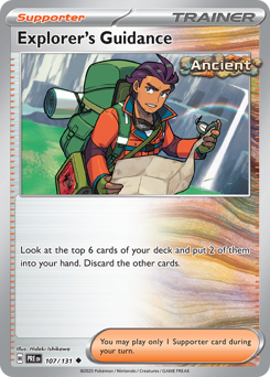 Explorer's Guidance 107/131 Pokémon Prismatic Evolutions Regular
