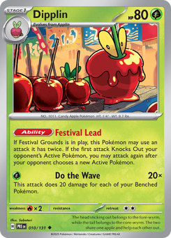 Dipplin 010/131 Prismatic Evolutions Pokémon TCG Regular