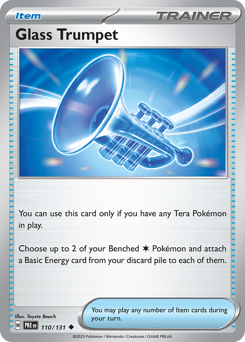 Glass Trumpet 110/131 Pokémon Prismatic Evolutions Regular