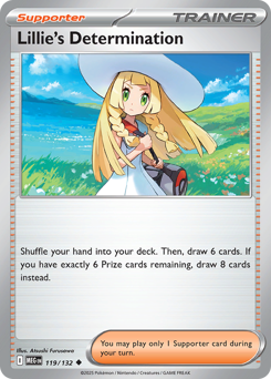 Lillie's Determination 119/132 Pokémon Mega Evolution Regular
