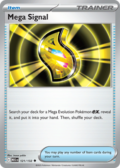 Mega Signal 121/132 Pokémon Mega Evolution Regular