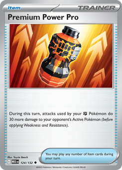 Premium Power Pro 124/132 Mega Evolution Pokémon card (Regular)