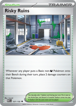 Risky Ruins 127/132 Pokémon Mega Evolution Regular