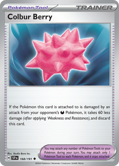 Colbur Berry 168/191 Pokémon Surging Sparks Regular