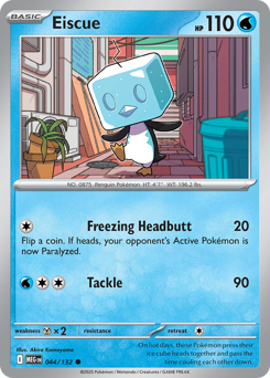 Eiscue 044/132 Mega Evolution Pokémon card (Regular)