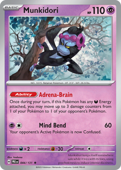 Munkidori 044/131 Prismatic Evolutions Pokémon TCG Regular