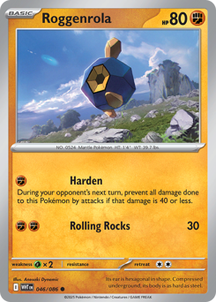 Roggenrola 046/086 White Flare Pokémon TCG Regular