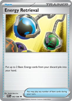 Energy Retrieval 082/086 Pokémon White Flare Regular