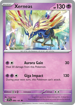 Xerneas 088/191 Pokémon Surging Sparks card