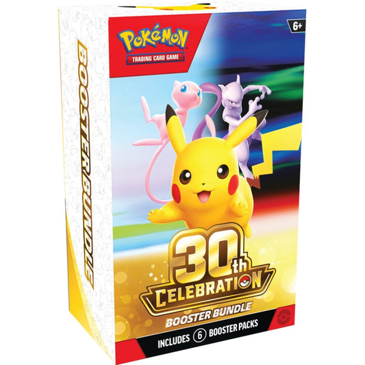 Pokémon TCG: 30th Celebration — Booster Bundle (6 packs) sealed product packaging