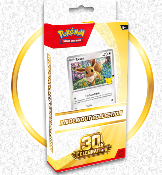 Pokémon TCG: 30th Celebration — Knock Out Collection sealed product packaging