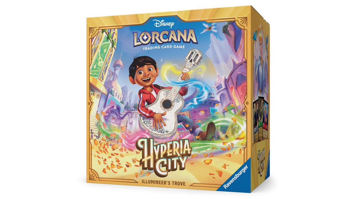 Disney Lorcana Hyperia City Illumineer's Trove sealed box