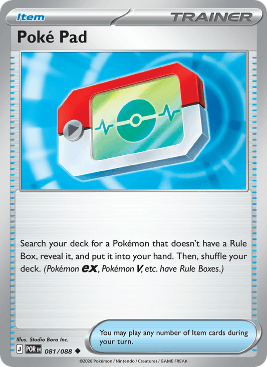 Poké Pad 081/088 Pokémon Perfect Order Regular