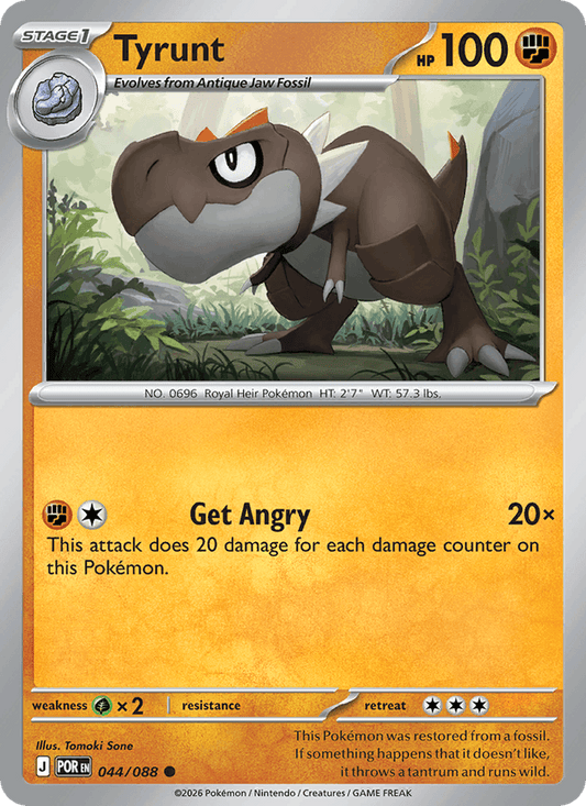 Tyrunt 044/088 Perfect Order Pokémon TCG Regular