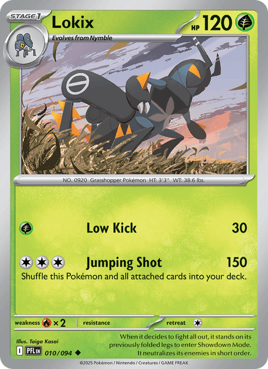Lokix 010/094 Phantasmal Flames Pokémon TCG Regular