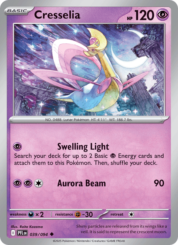 Cresselia 039/094 Phantasmal Flames Pokémon TCG Regular