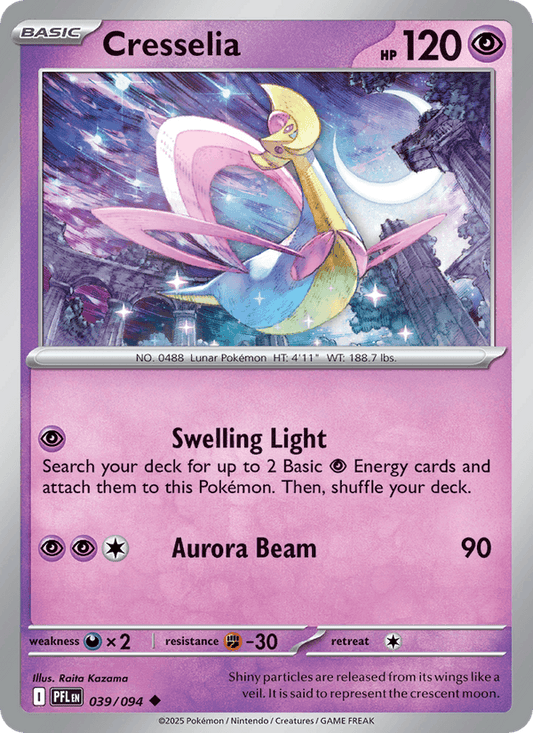 Cresselia 039/094 Phantasmal Flames Pokémon TCG Regular