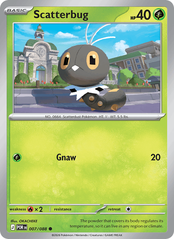 Scatterbug 007/088 Perfect Order Pokémon TCG Reverse Holo
