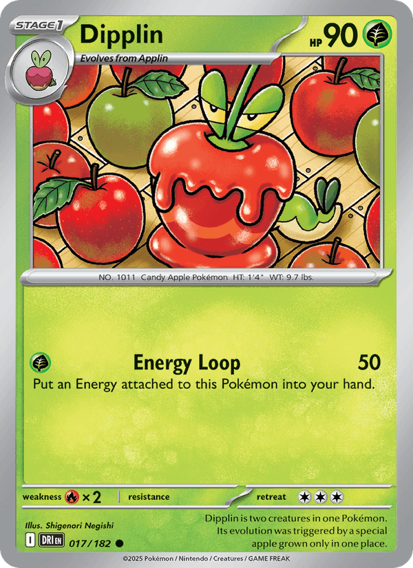 Dipplin 017/182 Destined Rivals Pokémon TCG Regular