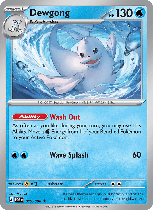 Dewgong 019/088 Perfect Order Pokémon TCG Holo