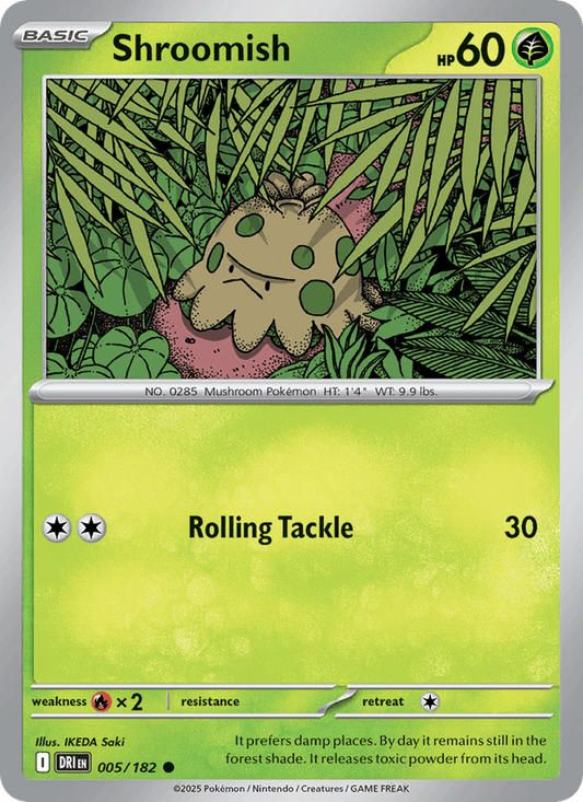 Shroomish 005/182 Destined Rivals Pokémon TCG Regular