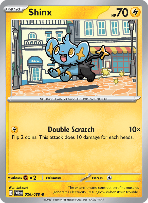 Shinx 026/088 Perfect Order Pokémon TCG Regular