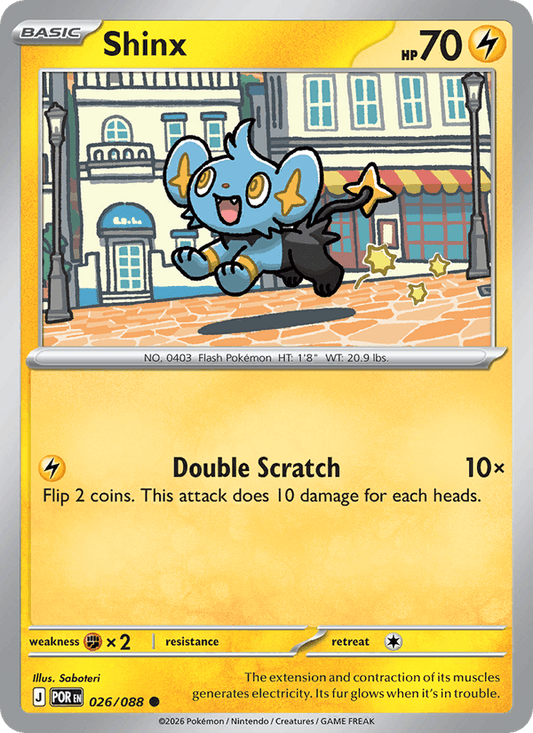 Shinx 026/088 Perfect Order Pokémon TCG Regular