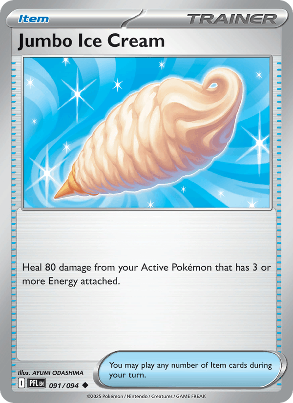 Jumbo Ice Cream 091/094 Pokémon Phantasmal Flames Regular