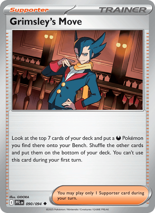 Grimsley's Move 090/094 Pokémon Phantasmal Flames Regular