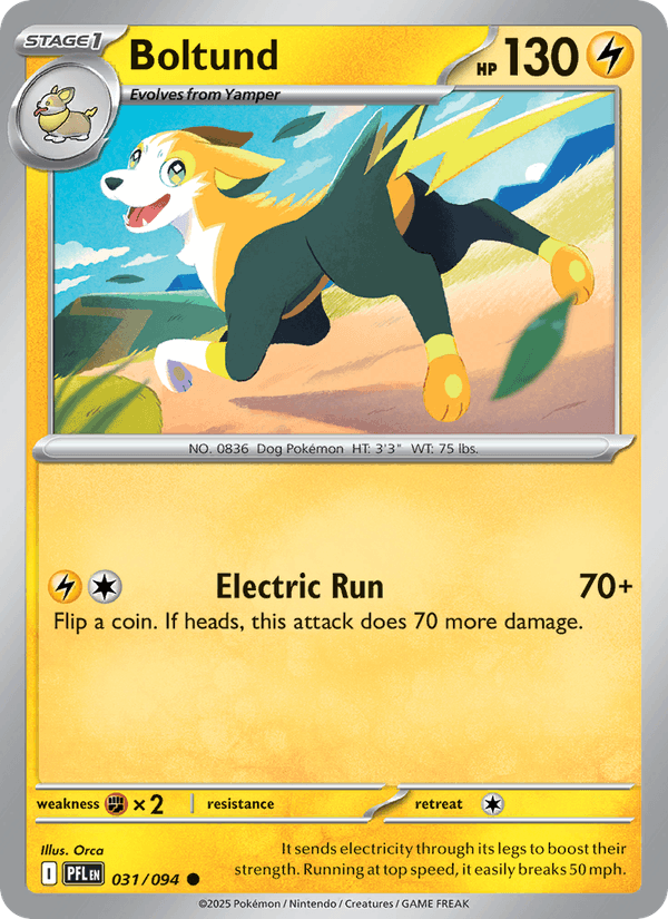 Boltund 031/094 Phantasmal Flames Pokémon TCG Regular
