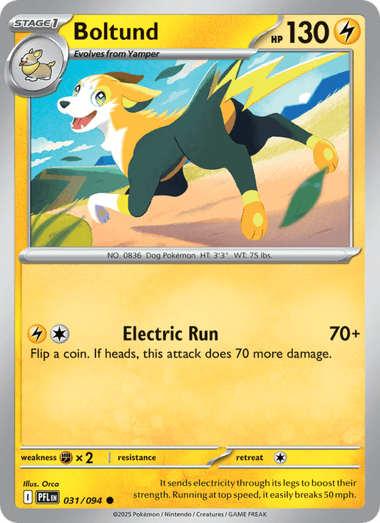Boltund 031/094 Phantasmal Flames Pokémon TCG Regular
